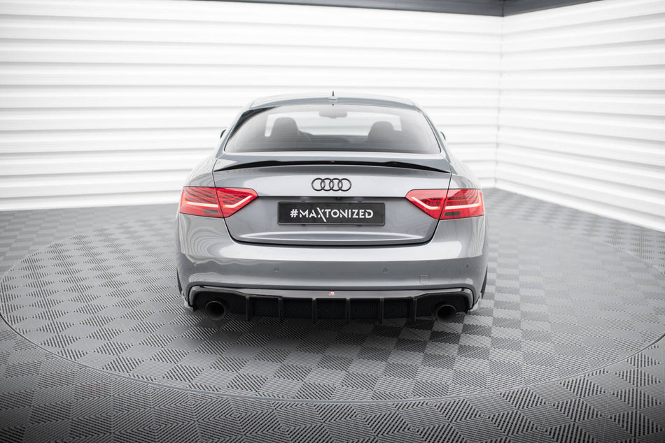 Heckdiffusor Audi A5 S-Line Coupe / Sportback 8T Facelift Einzelauspuff