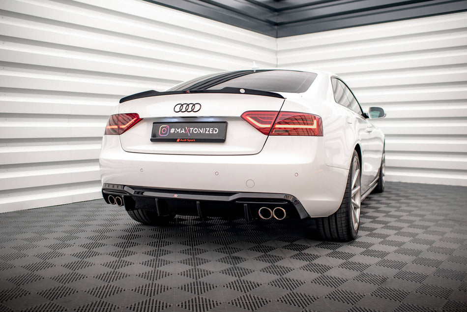 Heckdiffusor Audi A5 Sportback 8T Facelift (Version mit Doppelauspuff auf beiden Seiten)
