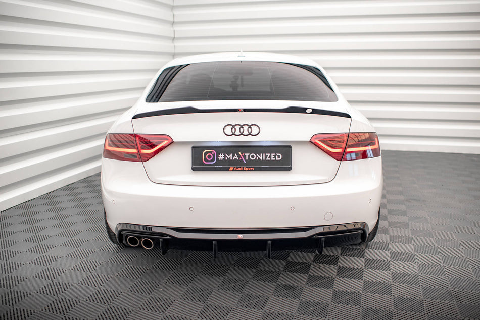Heckdiffusor Audi A5 Sportback 8T Facelift (Version mit Doppelauspuff auf einer Seite)