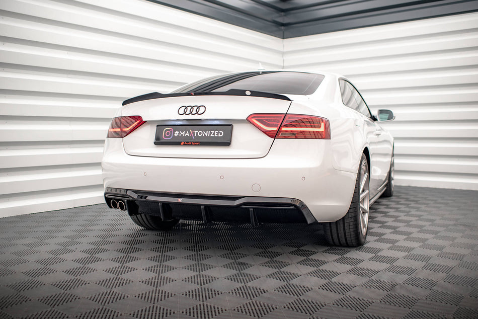 Heckdiffusor Audi A5 Sportback 8T Facelift (Version mit Doppelauspuff auf einer Seite)