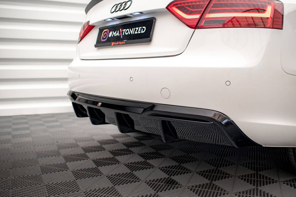 Heckdiffusor Audi A5 Sportback 8T Facelift (Version mit Doppelauspuff auf einer Seite)