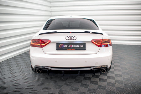 Heckdiffusor Audi A5 Sportback 8T Facelift (Version mit Einzelauspuff auf beiden Seiten)