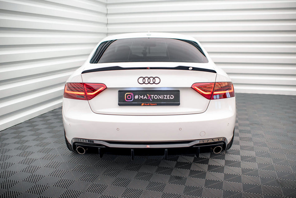Heckdiffusor Audi A5 Sportback 8T Facelift (Version mit Einzelauspuff auf beiden Seiten)