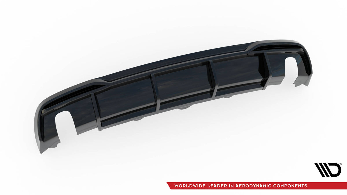 Heckdiffusor Audi A5 Sportback 8T Facelift (Version mit Einzelauspuff auf beiden Seiten)