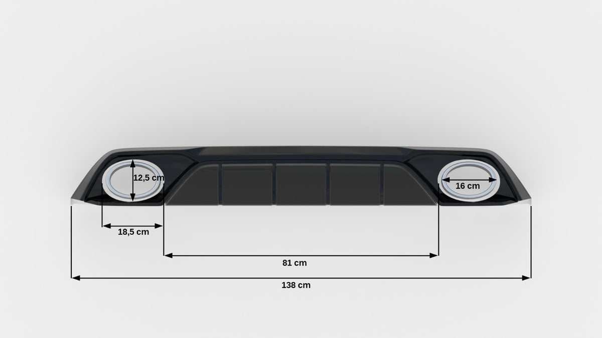 Heckdiffusor Audi RS3 8Y
