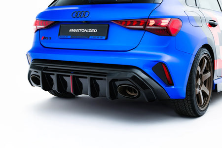 Heckdiffusor Audi RS3 8Y Sportback 8Y Facelift (Version mit Originalreflektor)