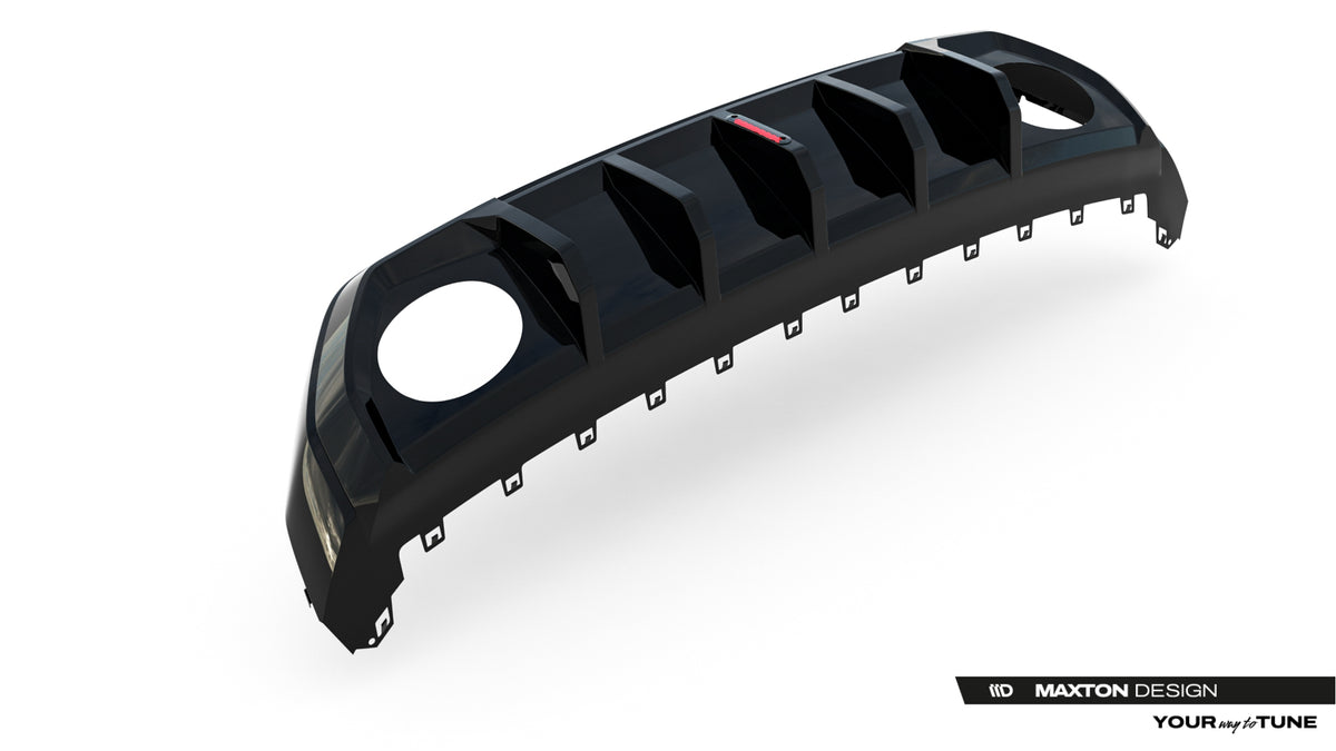 Heckdiffusor Audi RS3 Sportback 8Y Facelift (Version mit LED-Licht)