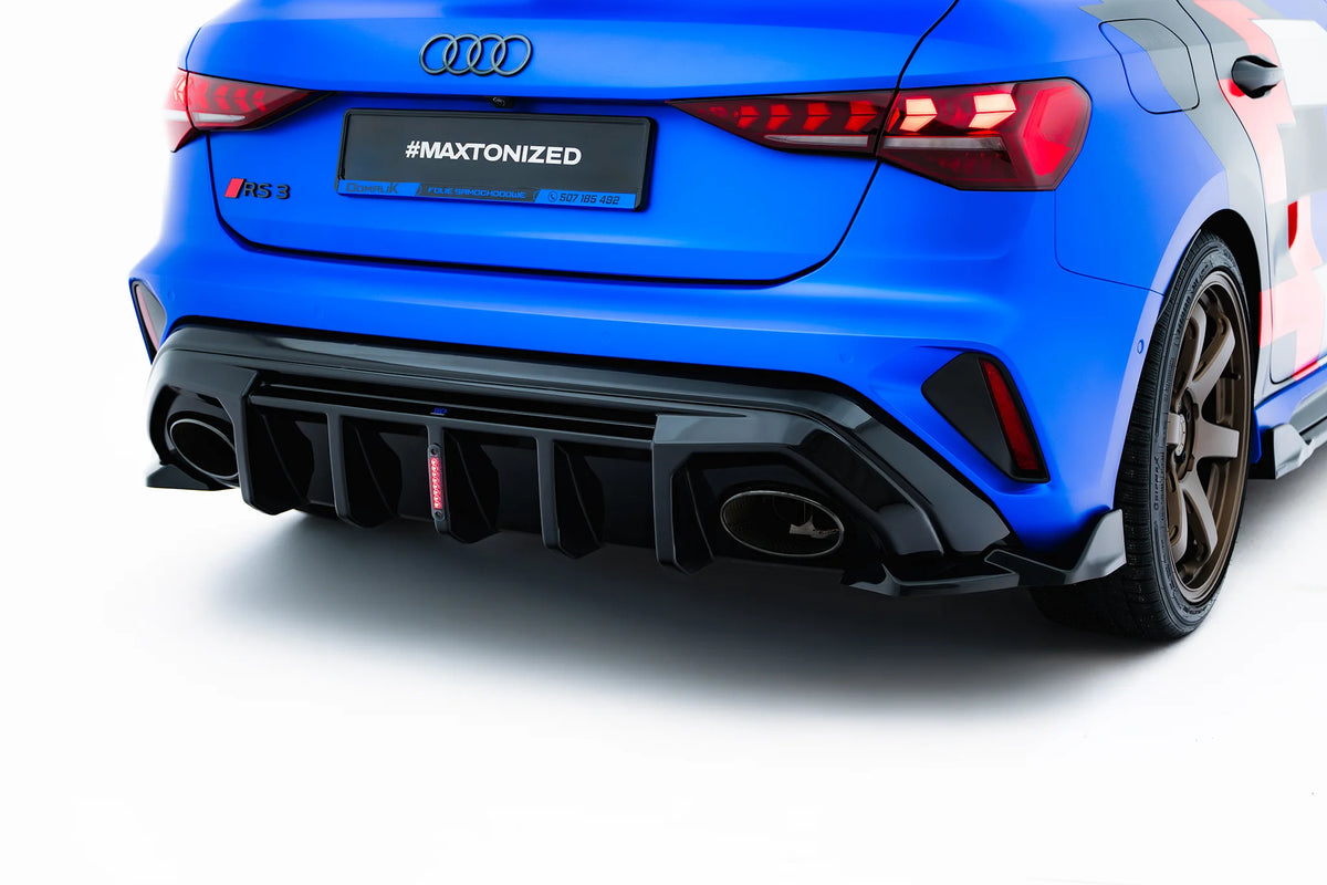 Heckdiffusor Audi RS3 Sportback 8Y Facelift (Version mit LED-Licht)