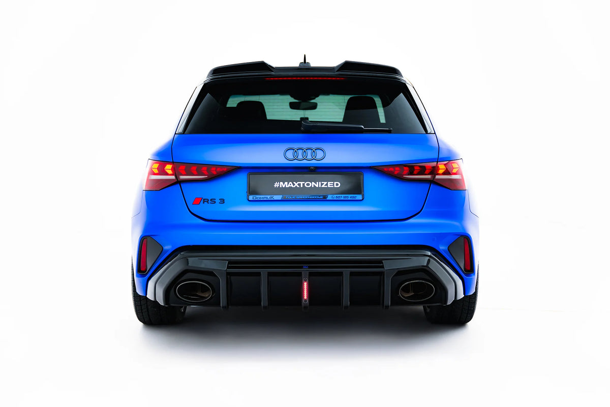 Heckdiffusor Audi RS3 Sportback 8Y Facelift (Version mit LED-Licht)