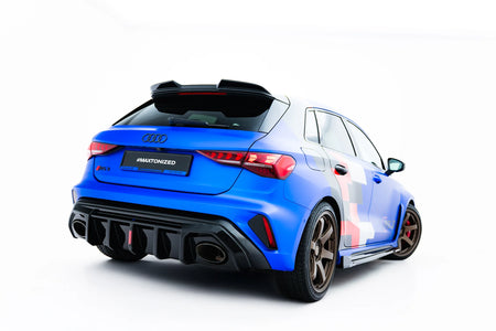 Heckdiffusor Audi RS3 Sportback 8Y Facelift (Version mit LED-Licht)