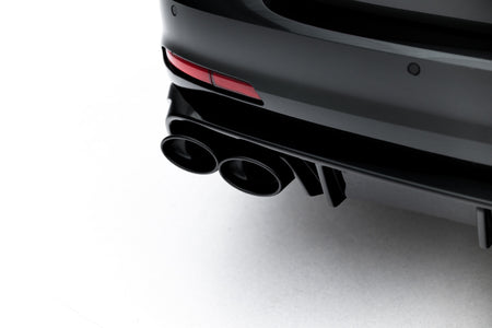 Heckdiffusor + Endschalldampfer Sportauspuff Attrappe Audi A6 Sedan / Avant C8 / C8 Facelift