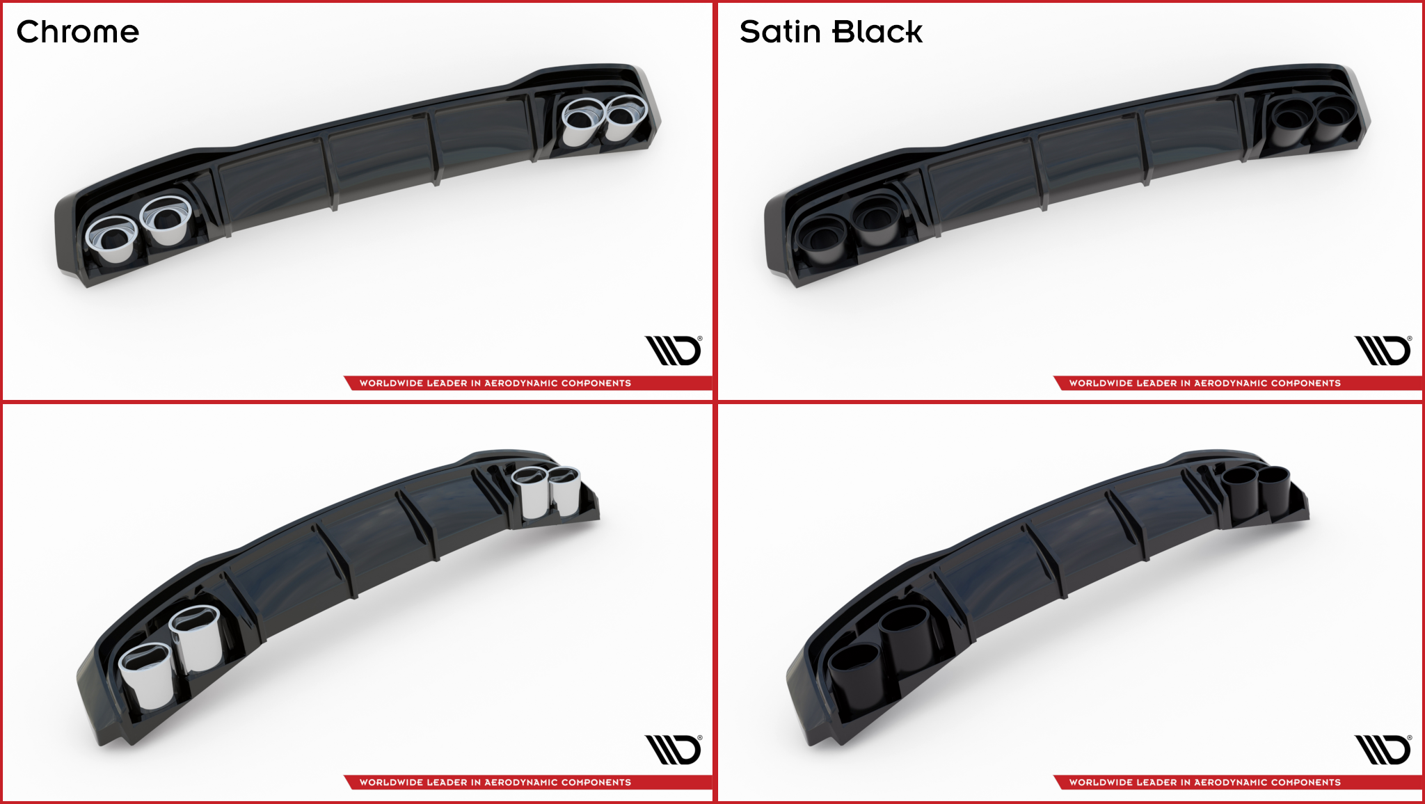 Heckdiffusor Audi A7 S-Line C8 / S7 C8 / C8 Facelift / S7 Facelift
