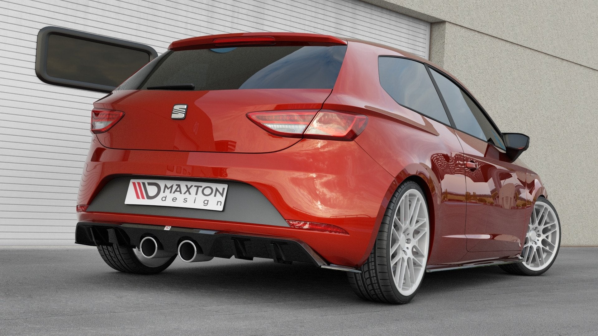 Heckdiffusor V.2 Seat Leon Cupra Mk3 FL Hatchback
