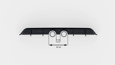 Heckdiffusor V.2 Volkswagen Scirocco Mk3 (R32 Auspuff)