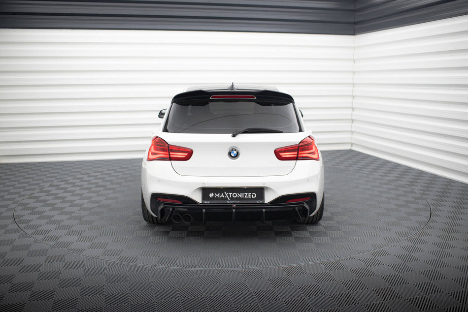 Heckdiffusor V.3 BMW 1 M-Pack F20 Facelift (Einseitige Doppelauspuffversion)