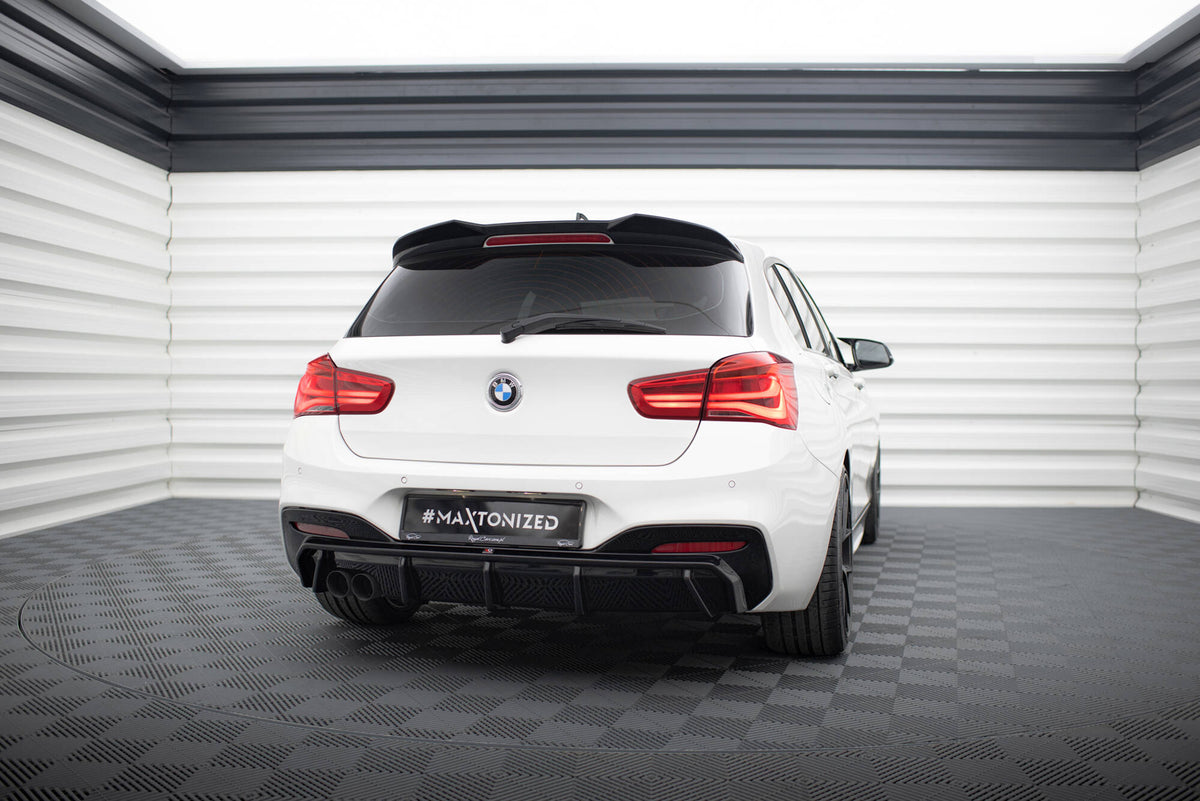 Heckdiffusor V.3 BMW 1 M-Pack F20 Facelift (Einseitige Doppelauspuffversion)