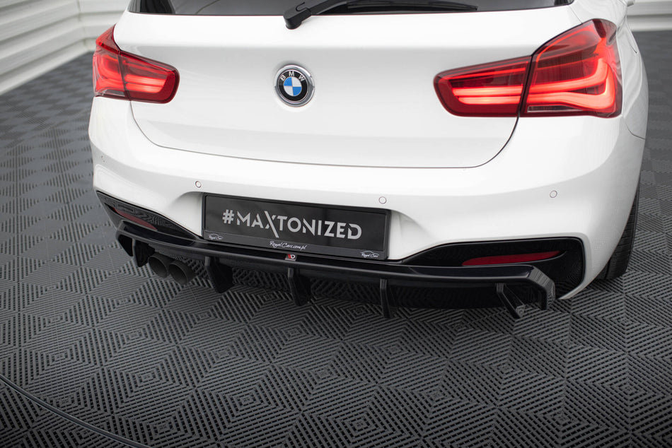 Heckdiffusor V.3 BMW 1 M-Pack F20 Facelift (Einseitige Doppelauspuffversion)