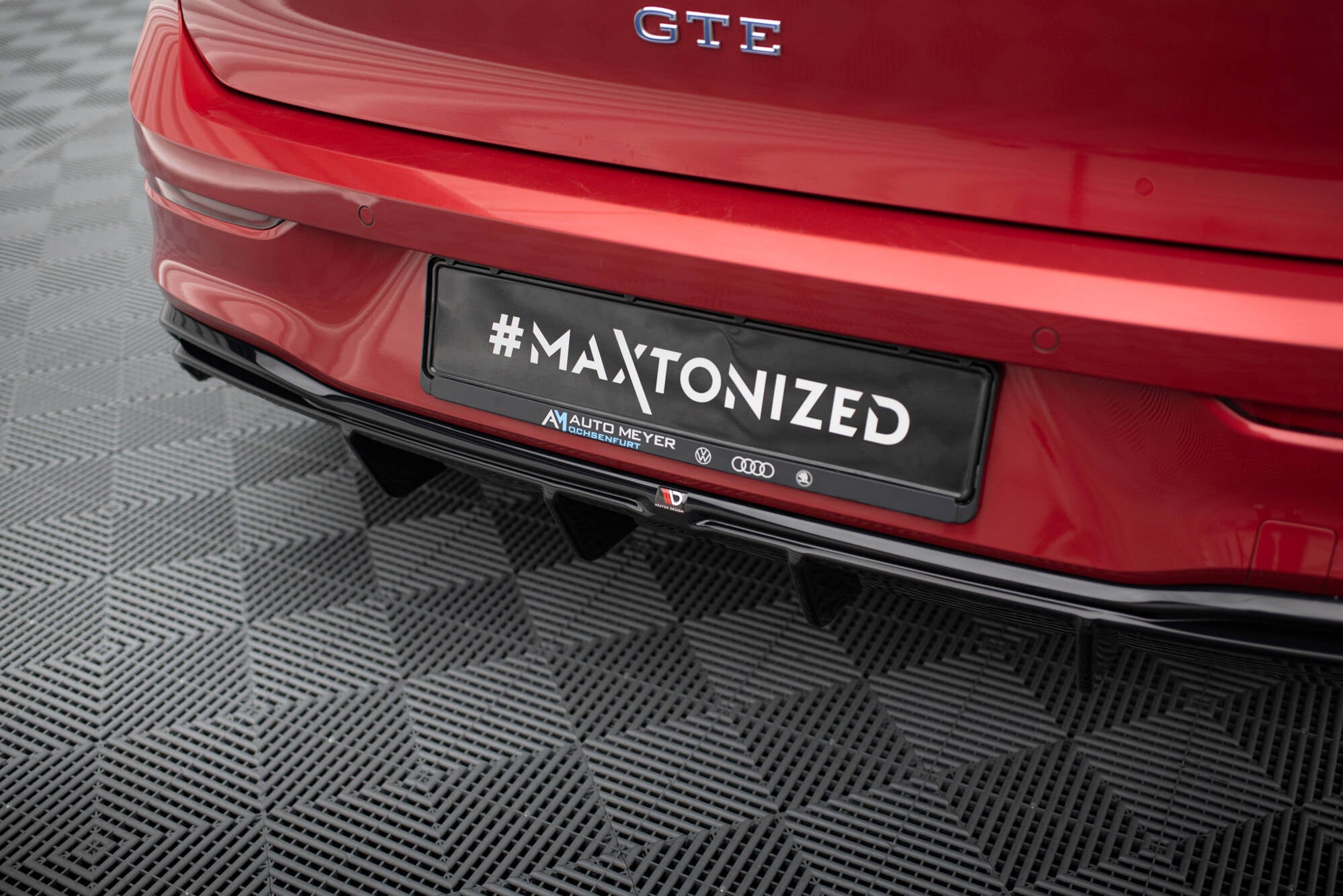 Heckdiffusor Volkswagen Golf GTE / R-Line Mk8 / Mk8 Facelift