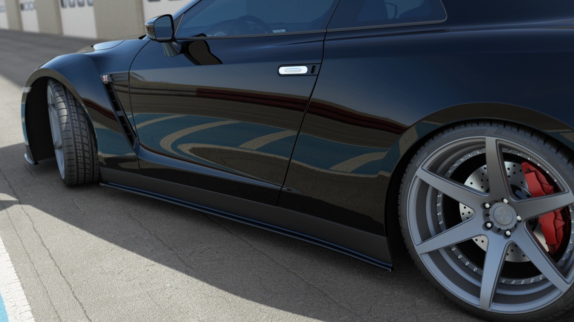 Seitenschweller Nissan GT-R Vor Facelift Coupe R35-Series
