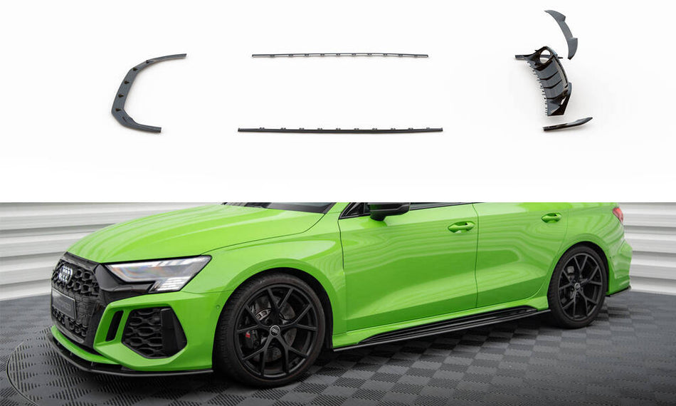 Frontspoiler Lippe Carbon Set Audi RS3 8Y Sedan