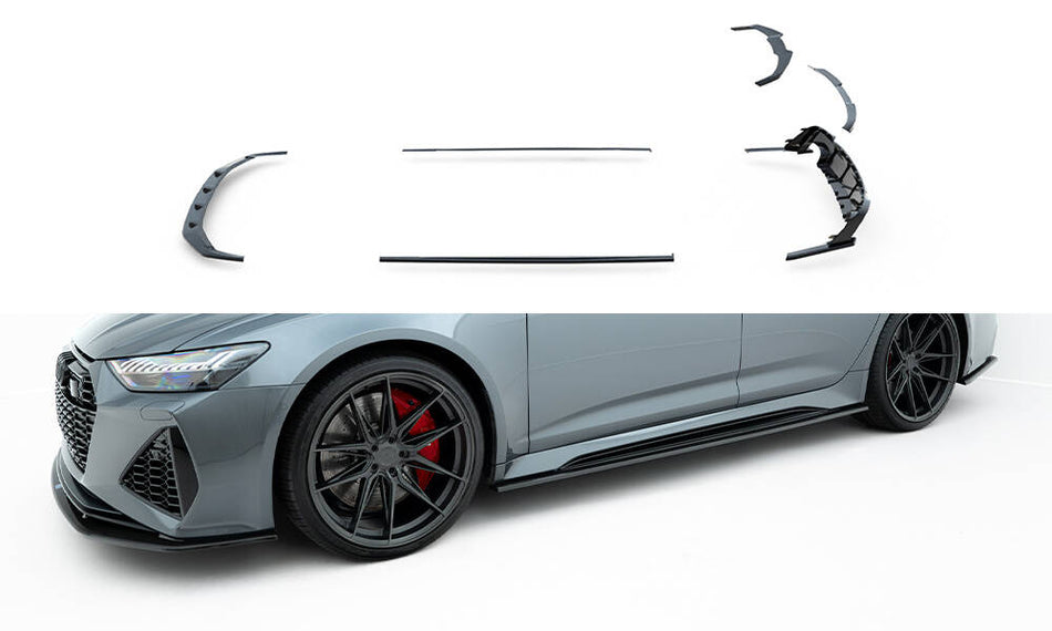 Frontspoiler Lippe Audi RS6 C8 aus Prepreg Carbon