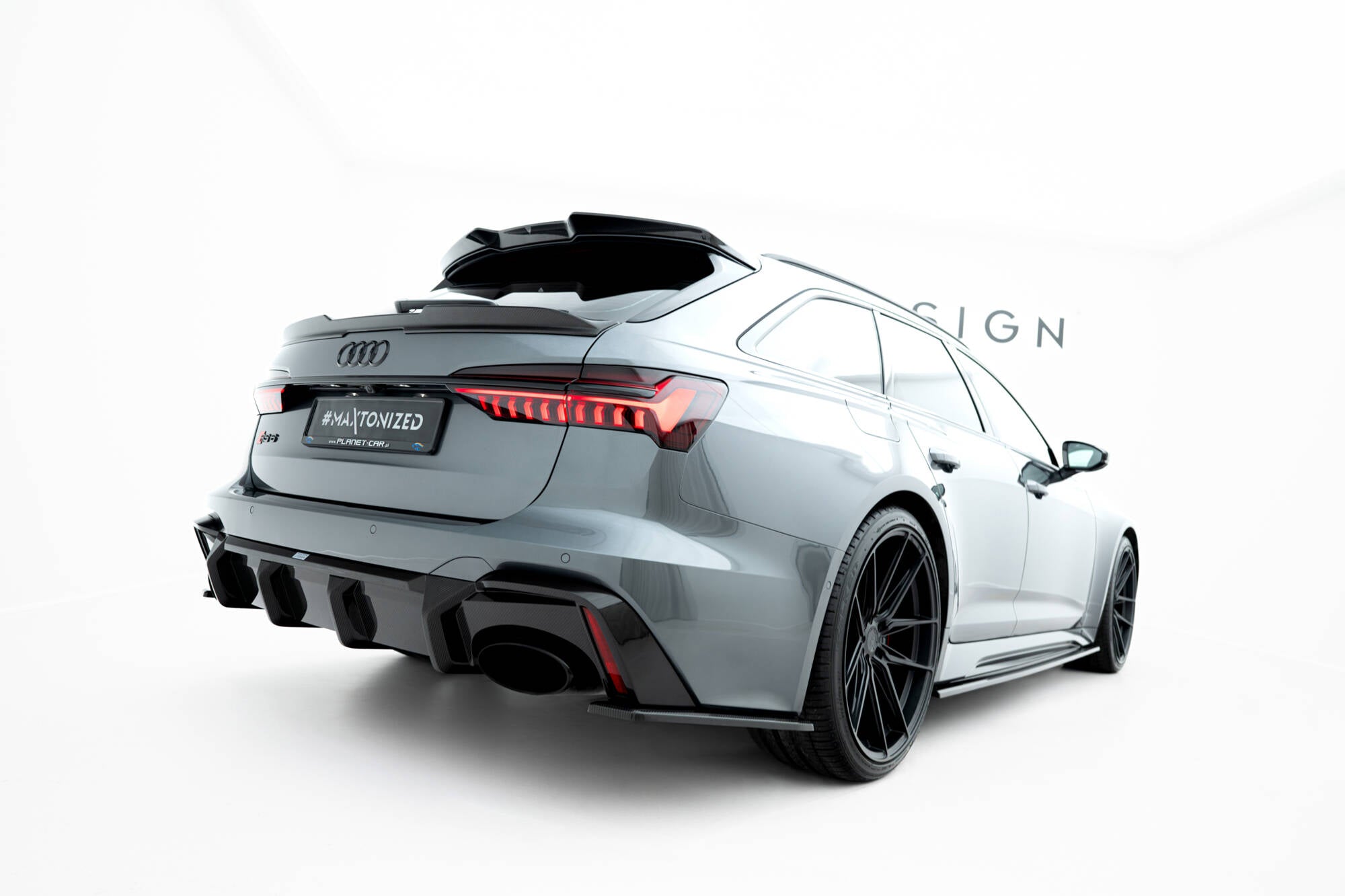 Frontspoiler Lippe Audi RS6 C8 aus Prepreg Carbon