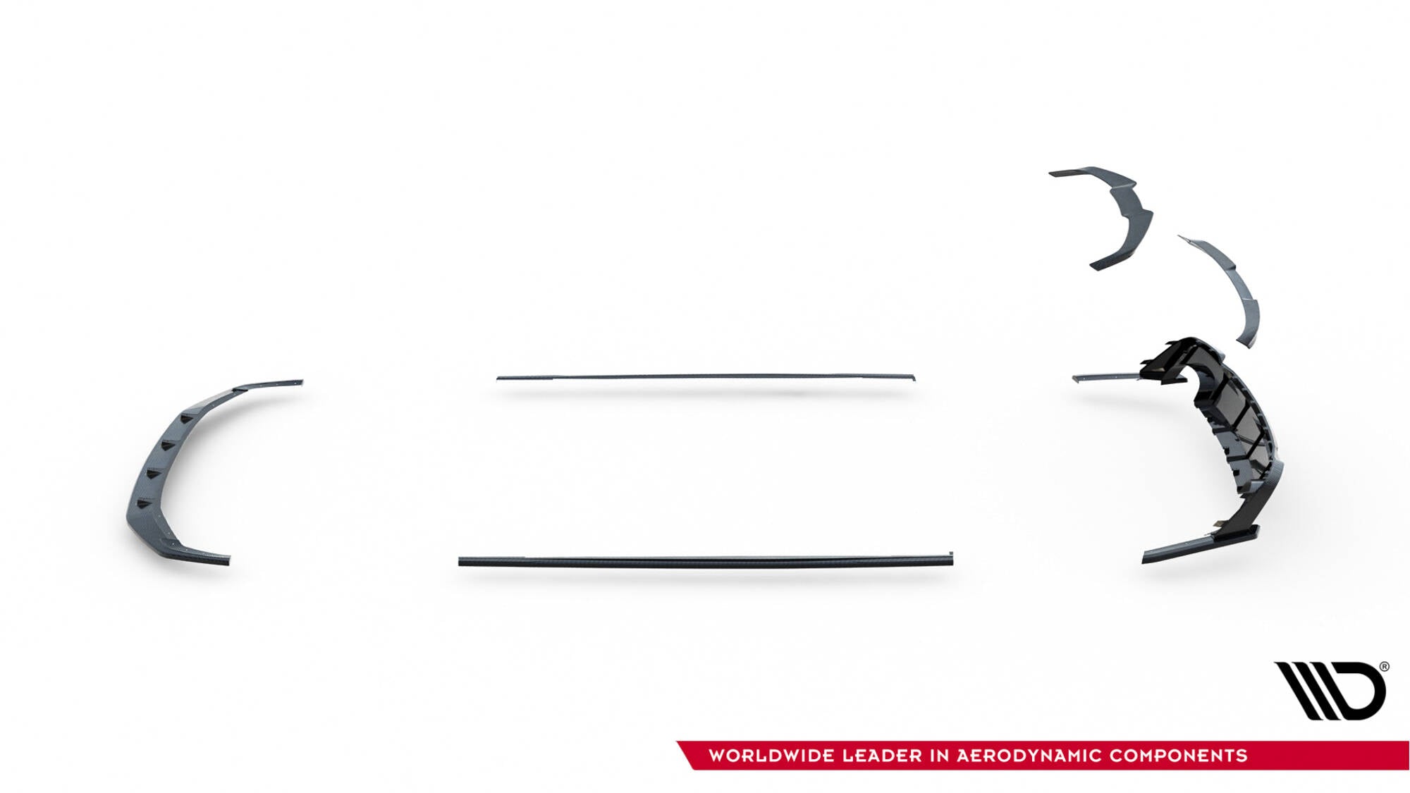 Frontspoiler Lippe Audi RS6 C8 aus Prepreg Carbon