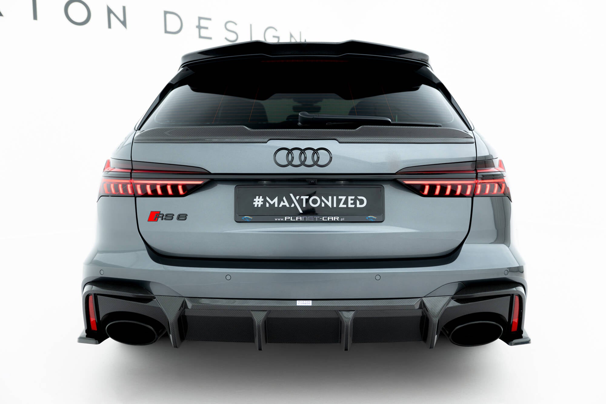 Frontspoiler Lippe Audi RS6 C8 aus Prepreg Carbon