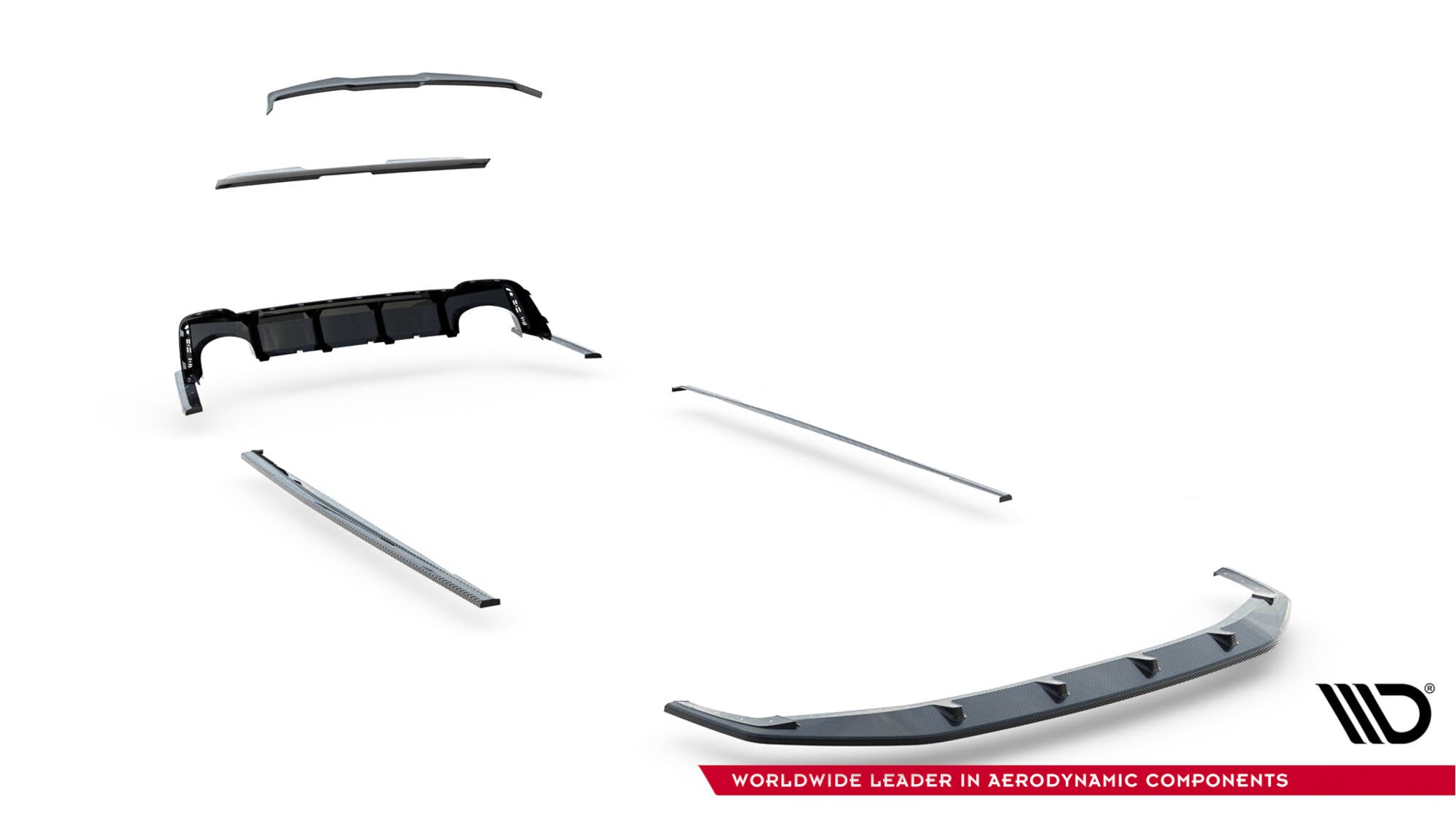 Frontspoiler Lippe Audi RS6 C8 aus Prepreg Carbon
