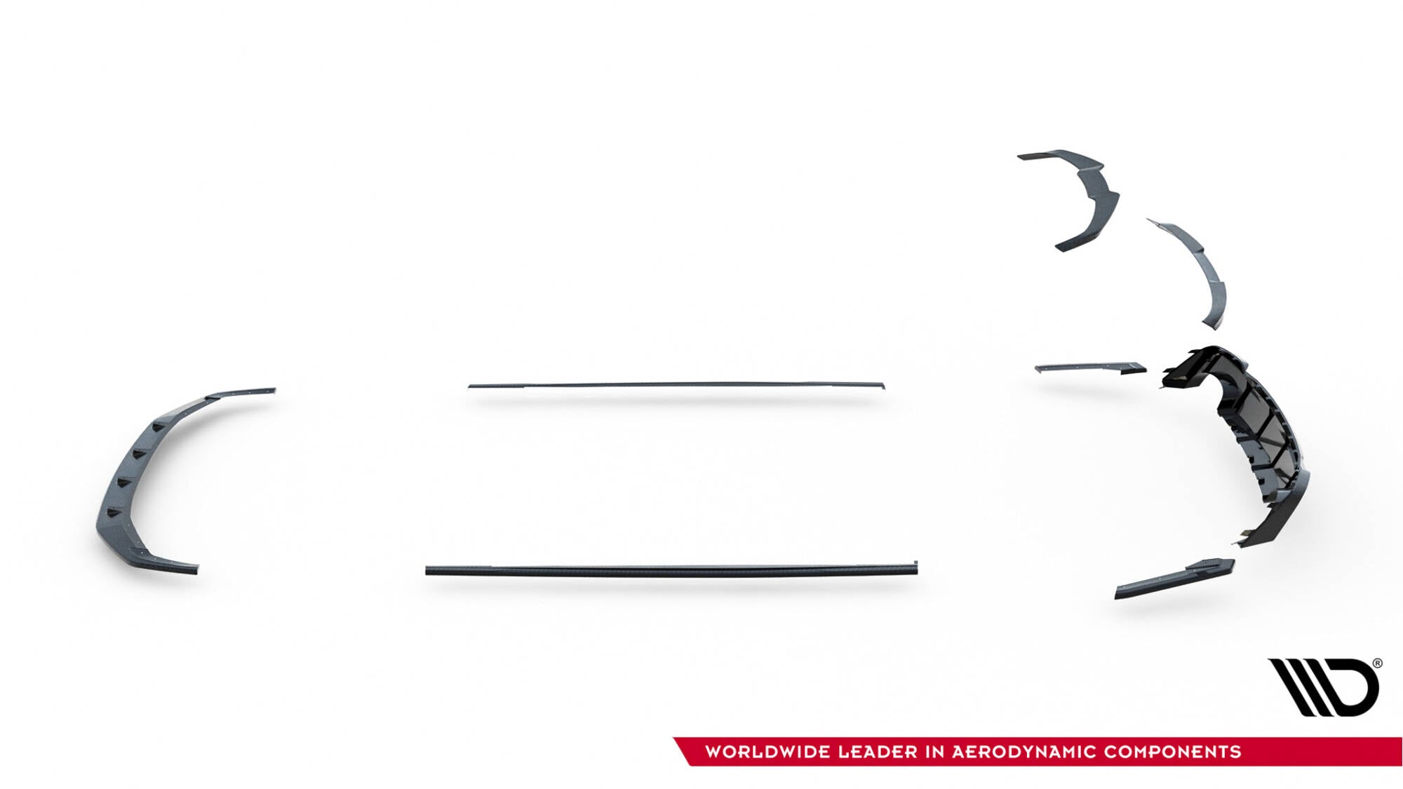 Frontspoiler Lippe Audi RS6 C8 aus Prepreg Carbon