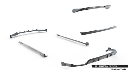 Set of Prepreg Carbon Fiber Splitters BMW X5 M-PACK G05