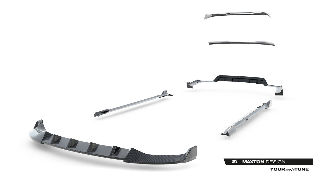 Set of Prepreg Carbon Fiber Splitters BMW X5 M-PACK G05