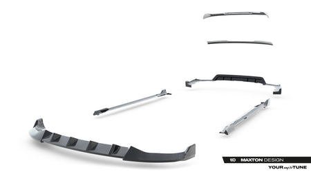 Set of Prepreg Carbon Fiber Splitters BMW X5 M-PACK G05