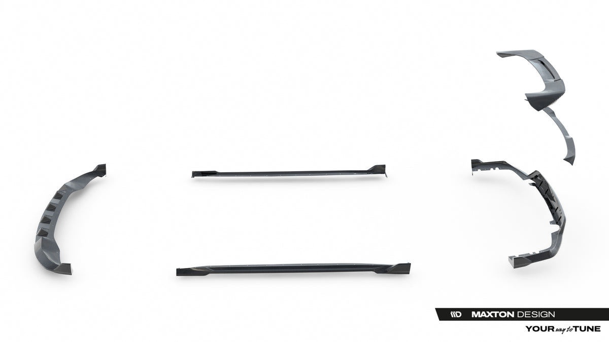 Set of Prepreg Carbon Fiber Splitters BMW X5 M-PACK G05