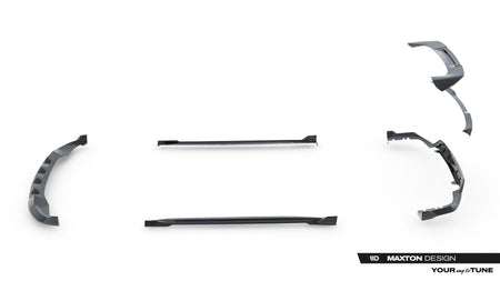 Set of Prepreg Carbon Fiber Splitters BMW X5 M-PACK G05