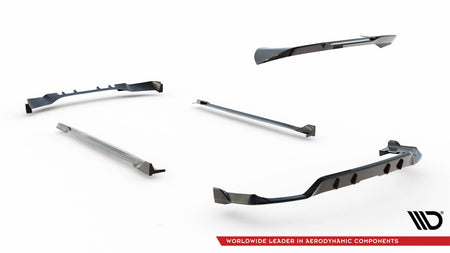 Set of Prepreg Carbon Fiber Splitters BMW X5 M-PACK G05 Facelift