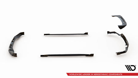 Set of Prepreg Carbon Fiber Splitters BMW X5 M-PACK G05 Facelift