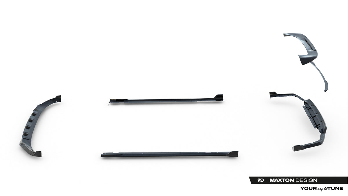 Set of Prepreg Carbon Splitters BMW X7 M-PACK G07