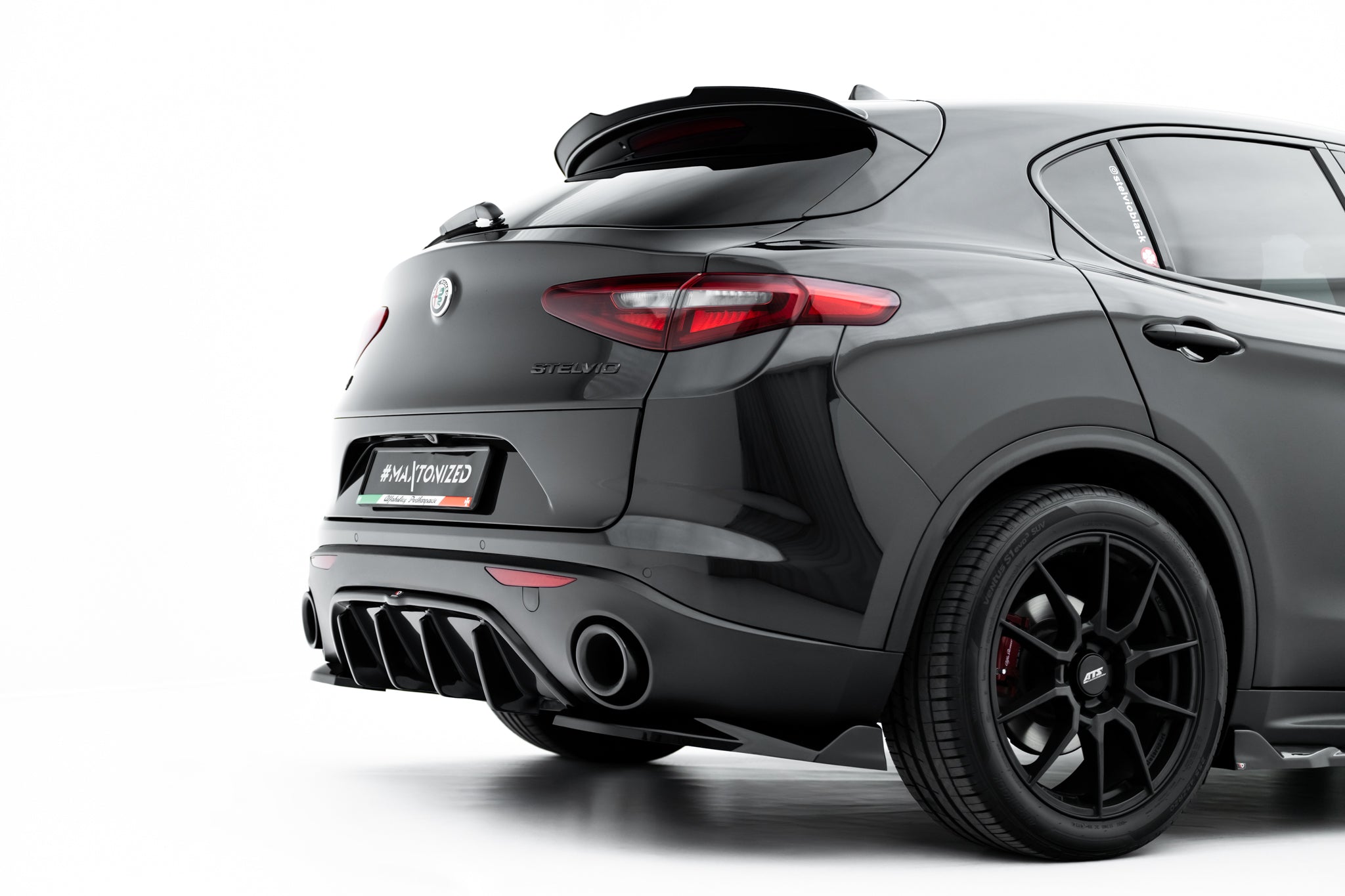Frontspoiler Lippe, Seitenschweller, Heckdiffusor Alfa Romeo Stelvio MK1