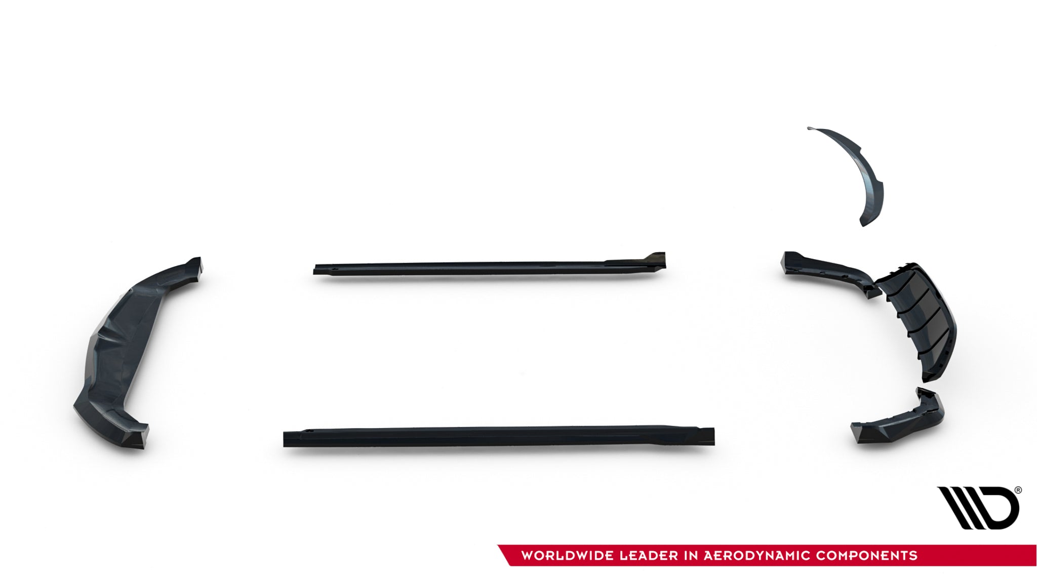 Frontspoiler Lippe, Seitenschweller, Heckdiffusor Alfa Romeo Stelvio MK1