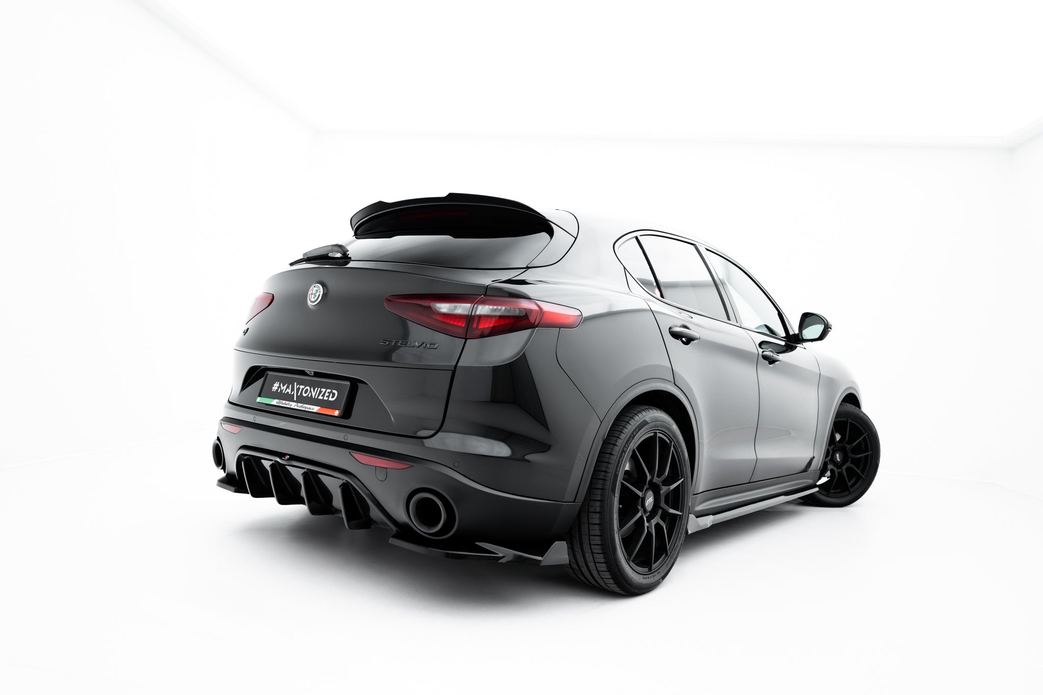 Frontspoiler Lippe, Seitenschweller, Heckdiffusor Alfa Romeo Stelvio MK1