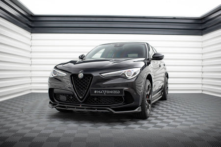 Frontspoiler Lippe, Seitenschweller, Heckdiffusor Alfa Romeo Stelvio Quadrifoglio MK1