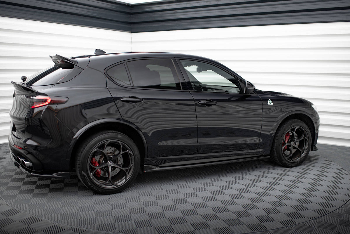 Frontspoiler Lippe, Seitenschweller, Heckdiffusor Alfa Romeo Stelvio Quadrifoglio MK1
