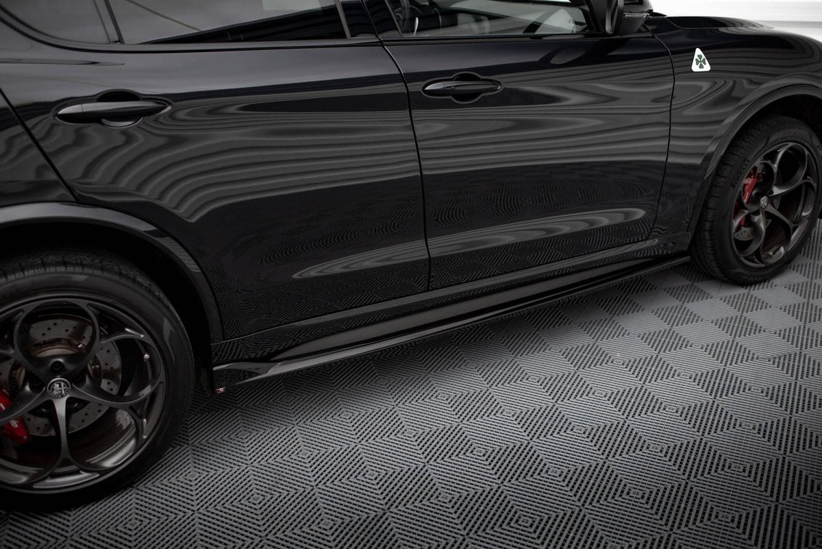 Frontspoiler Lippe, Seitenschweller, Heckdiffusor Alfa Romeo Stelvio Quadrifoglio MK1