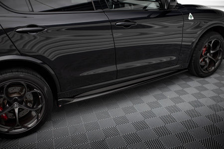 Frontspoiler Lippe, Seitenschweller, Heckdiffusor Alfa Romeo Stelvio Quadrifoglio MK1