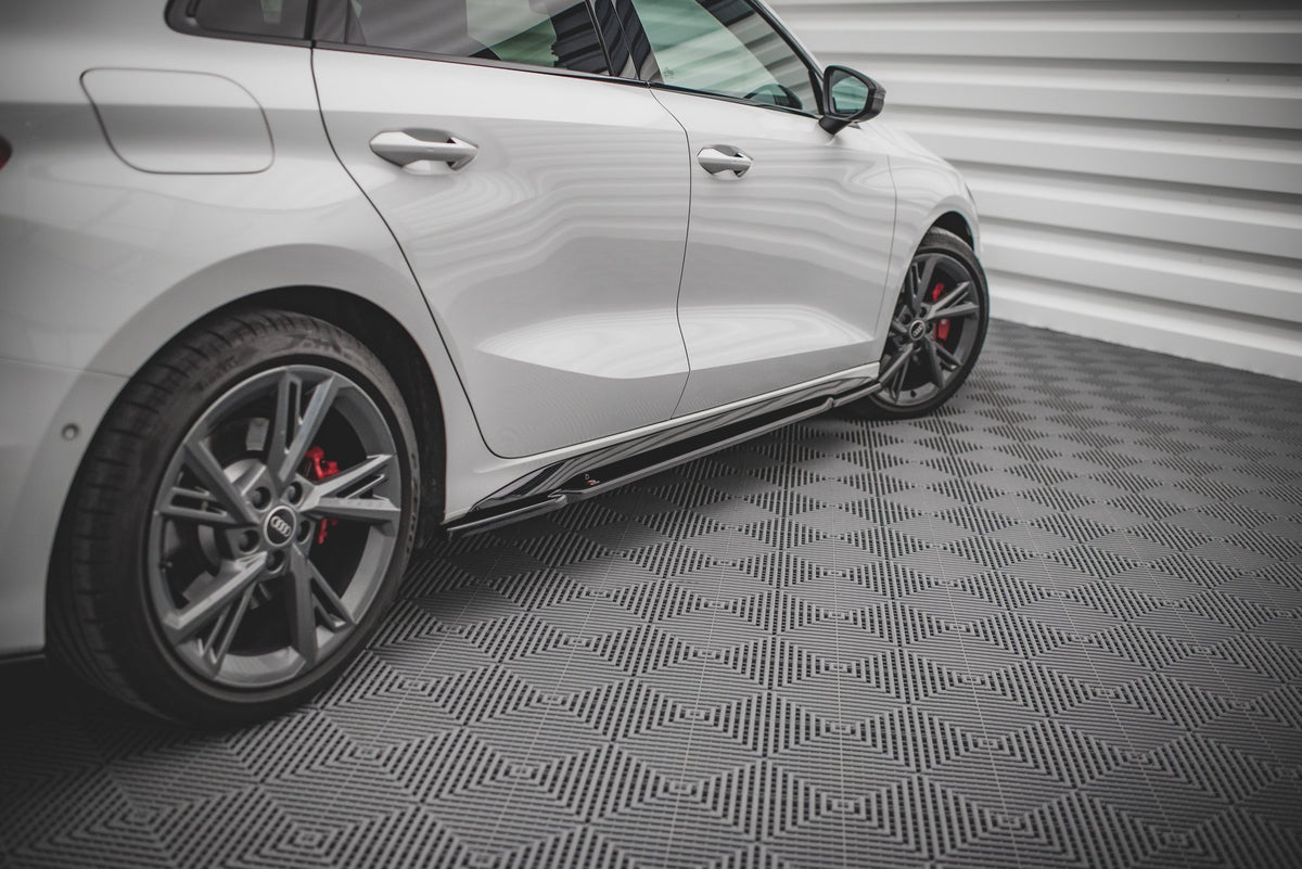 Frontspoiler Lippe, Seitenschweller, Heckdiffusor Audi A3 S-Line Sportback 8Y