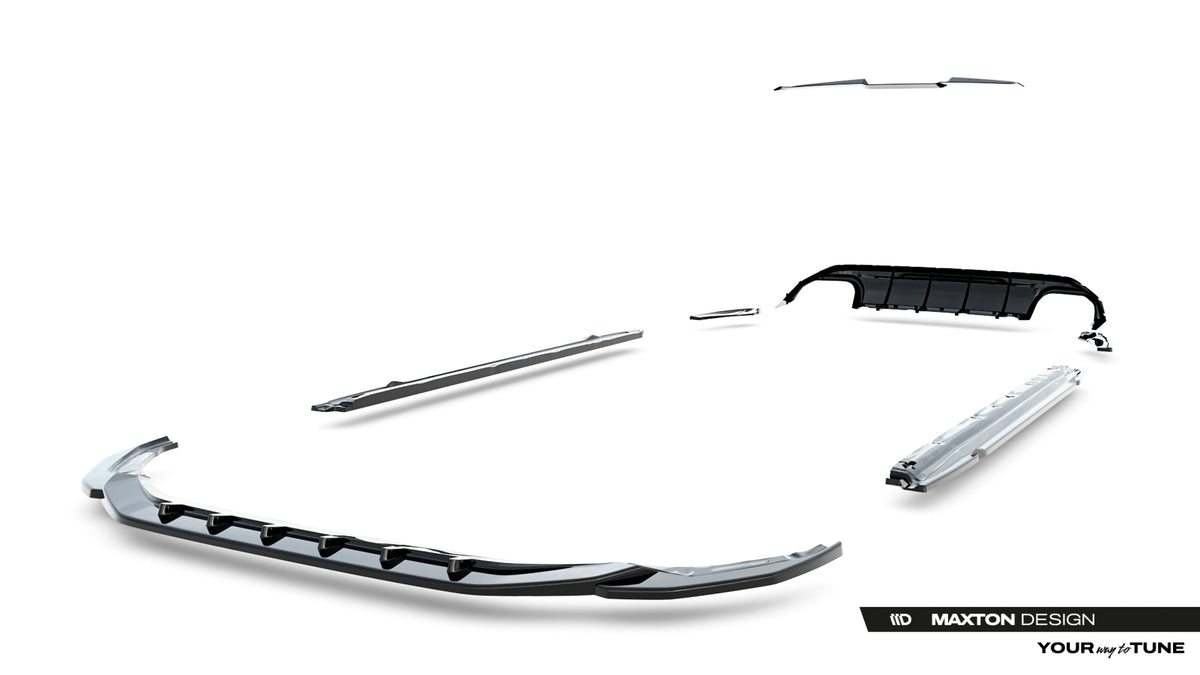Frontspoiler Lippe, Seitenschweller, Heckdiffusor Audi A3 S-Line Sportback 8Y