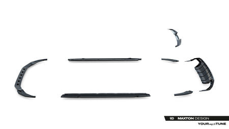 Frontspoiler Lippe, Seitenschweller, Heckdiffusor Audi A3 S-Line Sportback 8Y