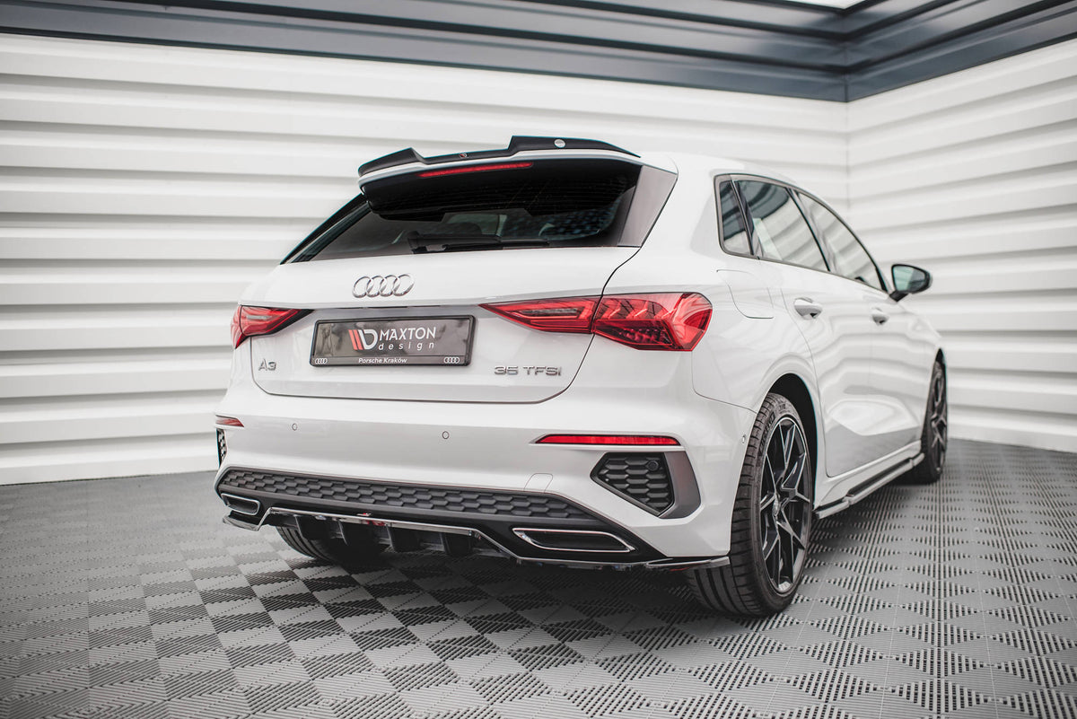 Frontspoiler Lippe, Seitenschweller, Heckdiffusor Audi A3 S-Line Sportback 8Y