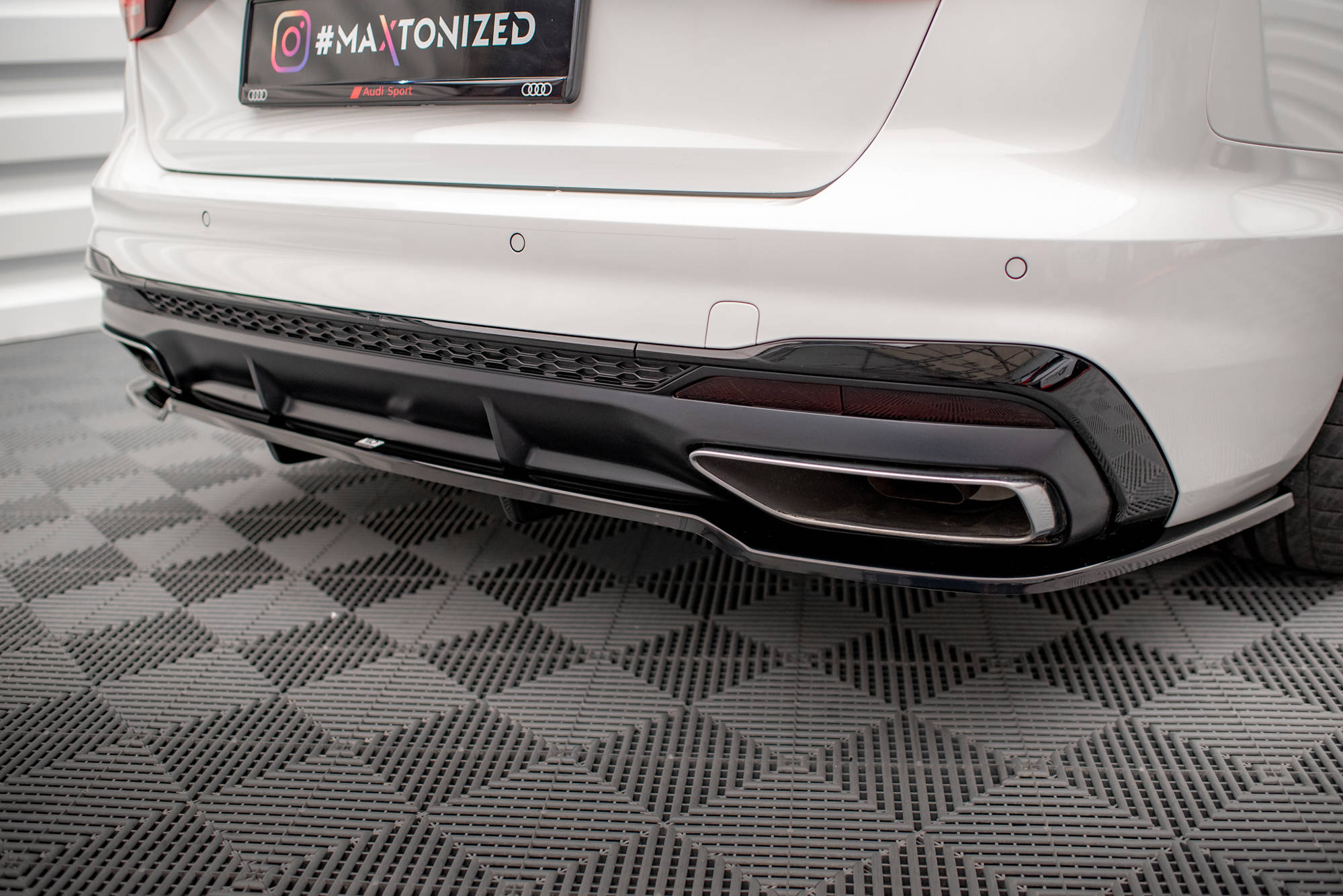 Frontspoiler Lippe, Seitenschweller, Heckdiffusor Audi A4 S-Line B9 Facelift